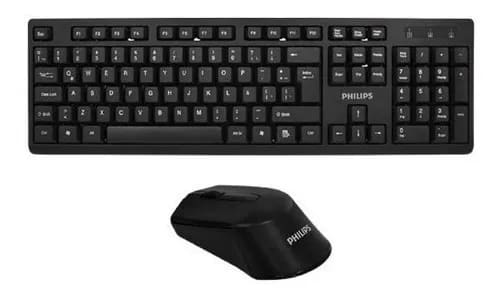 TECLADO Y MOUSE KIT PHILIPS WIRELESS C3542
