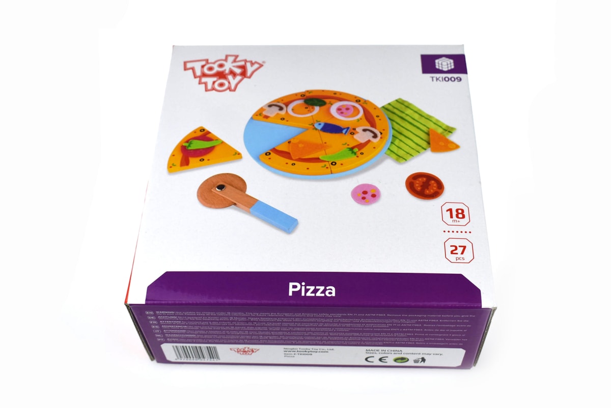 PIZZA DE MADERA CON ACCESORIOS TKI0091