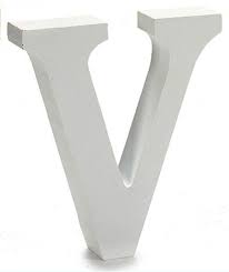 LETRAS DE MADERA BLANCO 11 CM23