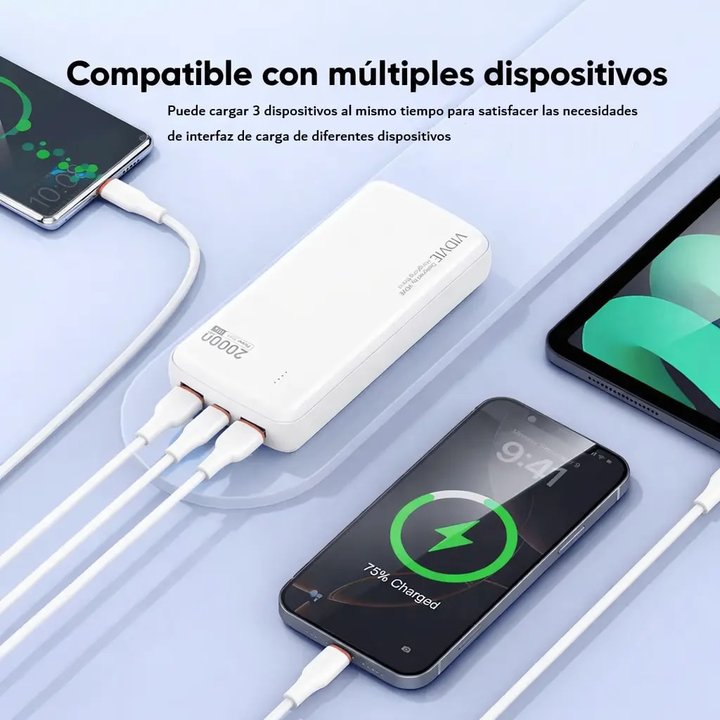 POWER BANK VIDVIE 20.000 MAH 511732