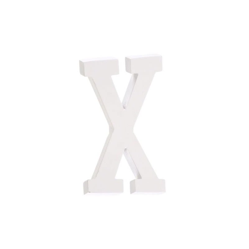 LETRAS DE MADERA BLANCO 11 CM26