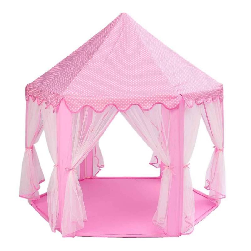 CARPA CASTILLO CON VELO ROSADA 140x135 CM OTG0918149 0