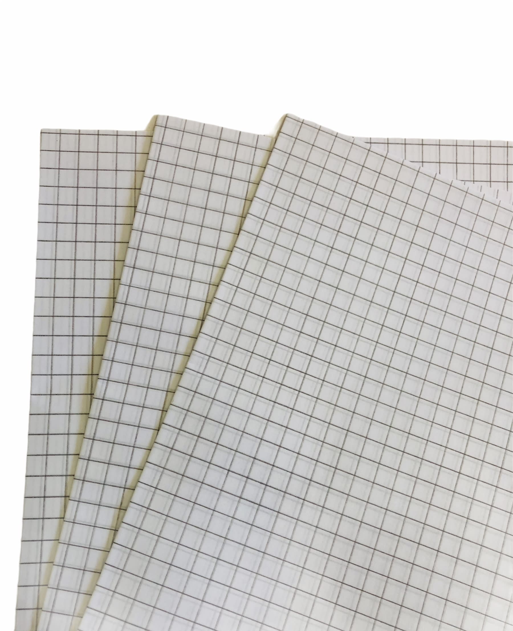 Cuaderno Cuadrícula 7mm A4 | 50 Páginas Papel Cartesiano - Cuadrícula Gris 80g/m²