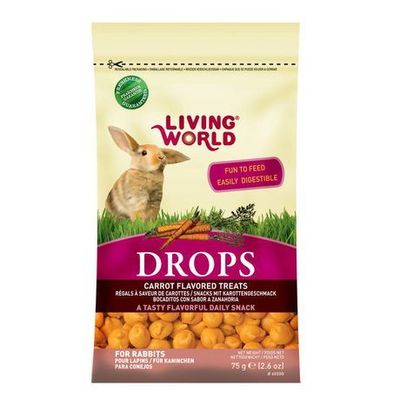 Hagen Living World Drops Conejo zanahoria 75 gr Hagen Living World Drops Conejo zanahoria 75 gr