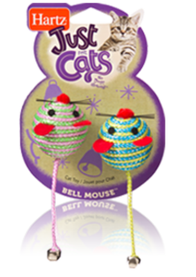 Hartz Just For Cats Bell Mouse Cat Toy Hartz Just For Cats Bell Mouse Cat Toy