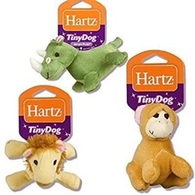 Hartz Tiny Dog Jungle Plush dog Toy Hartz Tiny Dog Jungle Plush dog Toy