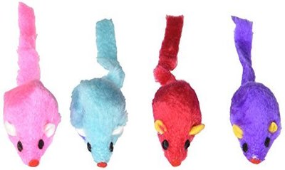 Penn Plax Diva Bling 4 Ratones Felpa Penn Plax Diva Bling 4 Ratones Felpa