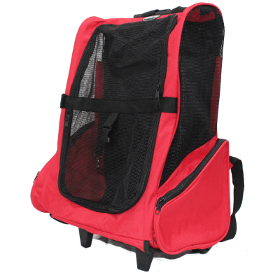 MaxPet Mochila Roja Con Ruedas MaxPet Mochila Roja Con Ruedas