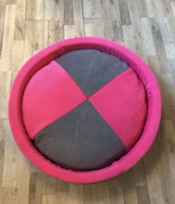 Bermontt Cama Cojín Simple L Gris y Fucsia Bermontt Cama Cojín Simple L Gris y Fucsia