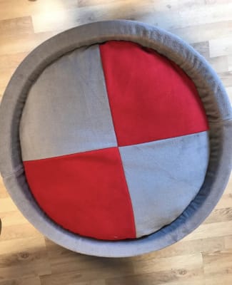 Bermontt Cama Cojin Simple L Rojo/Gris Bermontt Cama Cojin Simple L Rojo/Gris