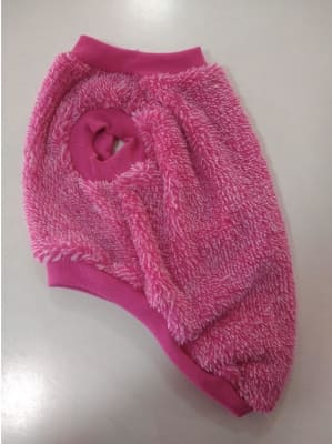 Polerón de polar (corderito) rosado jaspeado Polerón de polar (corderito) rosado jaspeado