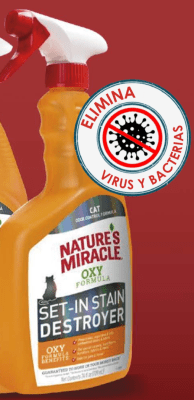 Natures Miracle Desinfectante JFC Oxy Formula Gatos Natures Miracle Desinfectante JFC Oxy Formula Gatos