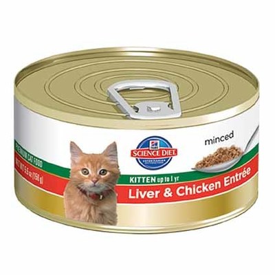 Hills Lata Kitten Liver and Chicken Gato Hills Lata Kitten Liver and Chicken Gato