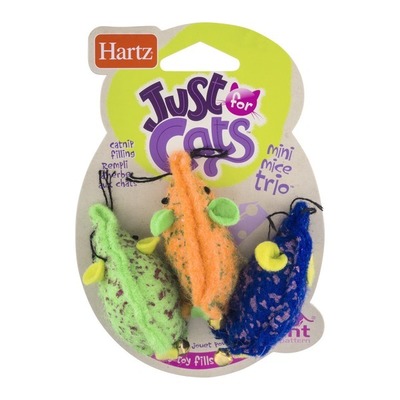 Hartz Just for Cats Mini Mice Trio Cat Toy Hartz Just for Cats Mini Mice Trio Cat Toy