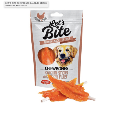 Brit Care Lets Bite Calcium Stick Chicken Fillet Brit Care Lets Bite Calcium Stick Chicken Fillet