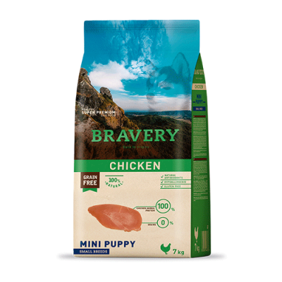 Bravery Puppy Small Breed Chicken 2 kg Bravery Puppy Small Breed Chicken 2 kg