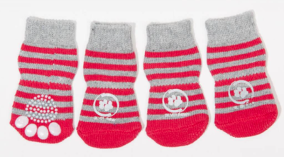 Silver Paw Calcetines Rosados Gris Silver Paw Calcetines Rosados Gris