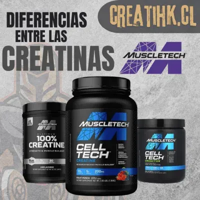 Creatinas Muscletech ¿Cuál Es Para Ti?