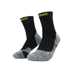 CALCETINES DE RUNNING COMPRESIÓN CREW FINISHER NEGRO