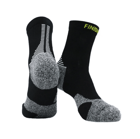 CALCETINES DE RUNNING COMPRESIÓN CREW FINISHER NEGRO2