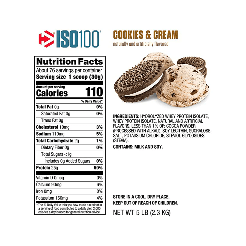 Iso 100 - 5lbs - Dymatize Nutrition5