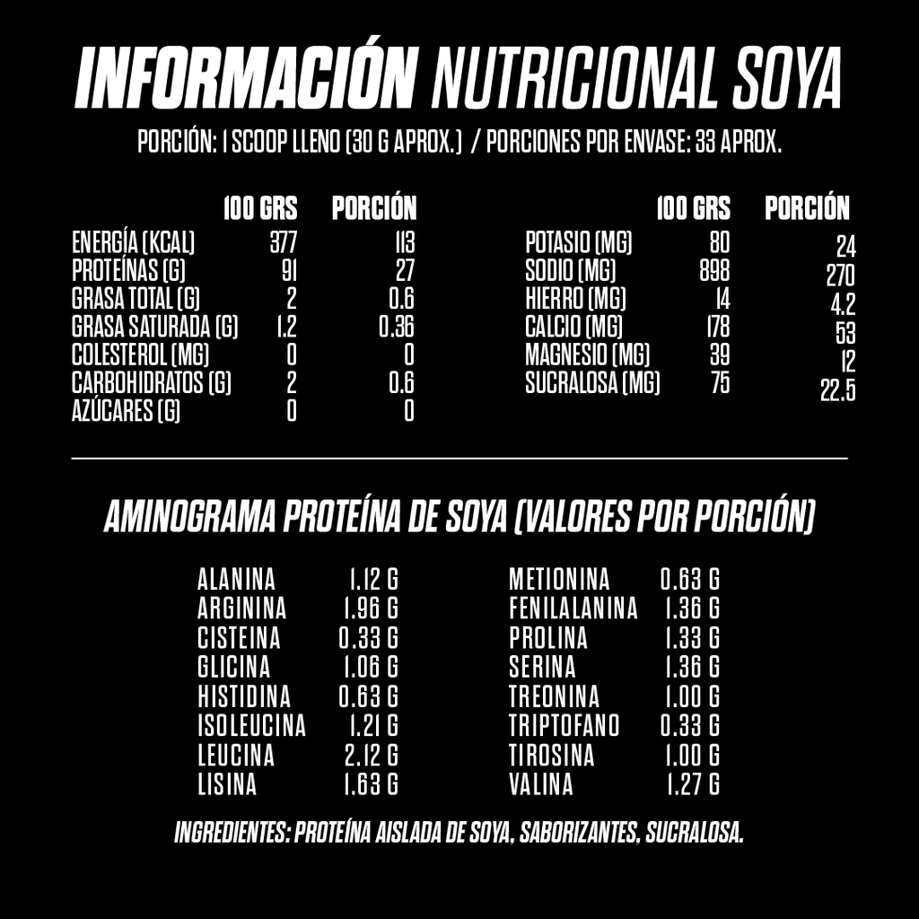 PROTEINA GOHARD SOYA 1KG 33 PORCIONES11
