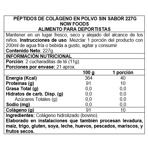 COLLAGEN PEPTIDES POWDER - 227 grs2