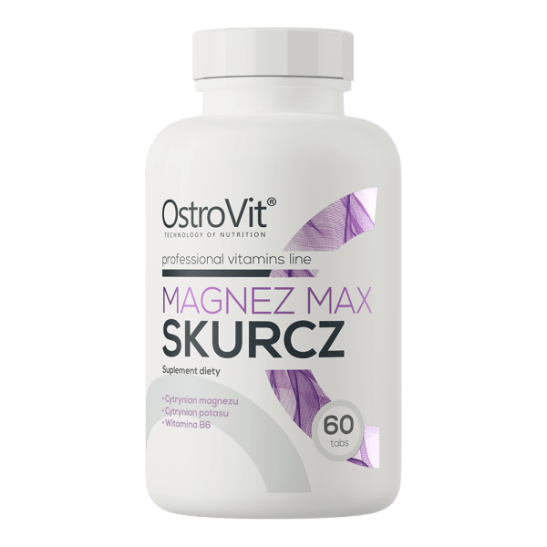 Magnesio Max Cramp Ostrovit + Potasio + Vitamina B6 | 60 Tab1