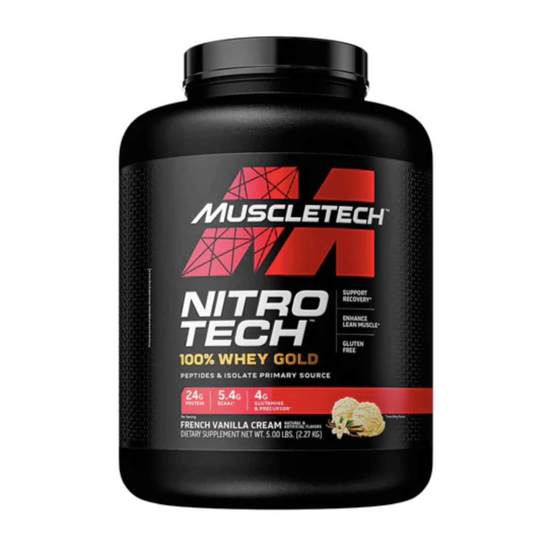 PROTEINA NITRO TECH 100% WHEY GOLD 5 LB4