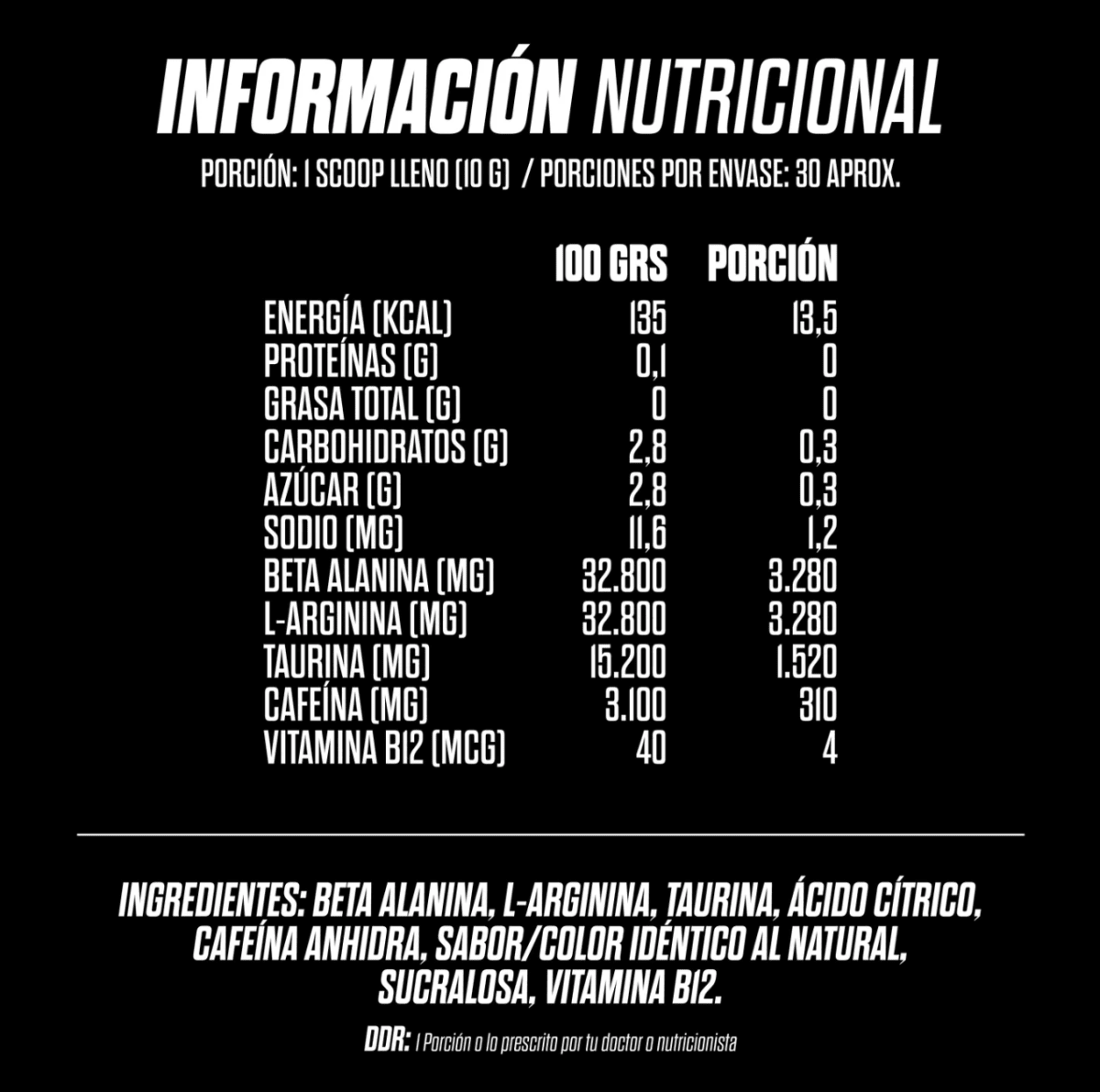 PRE ENTRENO G-PUNK®2