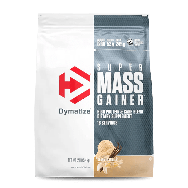 Super Mass Gainer 12 lbs - Dymatize Gourmet Vanilla1