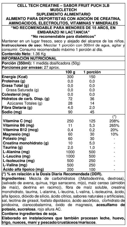 Celltech 3lbs - Muscletech2