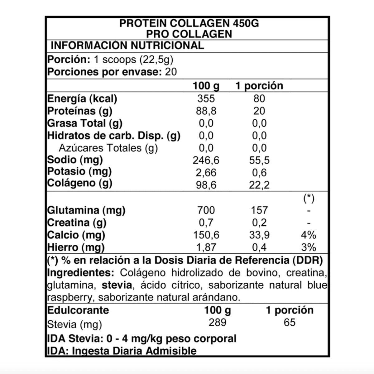 Protein collagen 450g- Procollagen1