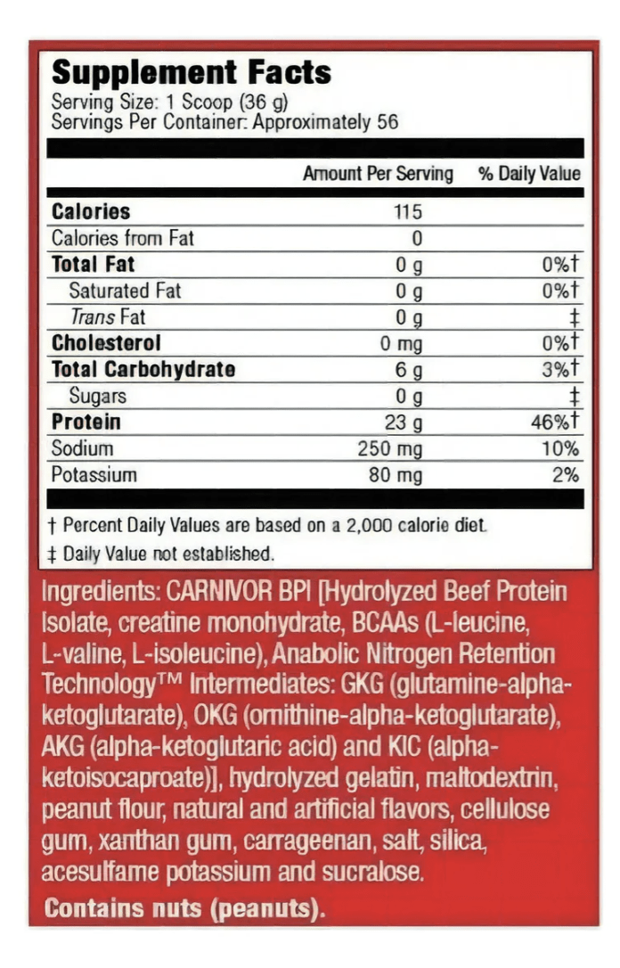 PROTEINA CARNIVOR LEAN MEAL 4.21 LB2