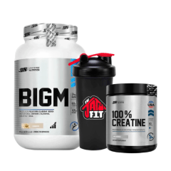 BIGM 2KG COOKIES + 100% CREATINE UN 250G + SHAKER