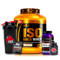 ISO GOLD WHEY 3 KG VAINILLA + CREATINA ULTIMATE NUT 300G + REGALOS