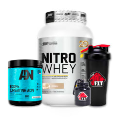 NITRO WHEY 1.1 KG VAINILLA + CREATINA ADN 250G + REGALOS