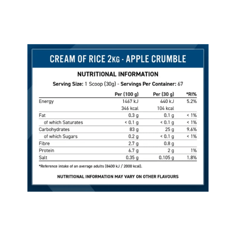 CREMA DE ARROZ 2KG APPLIED2