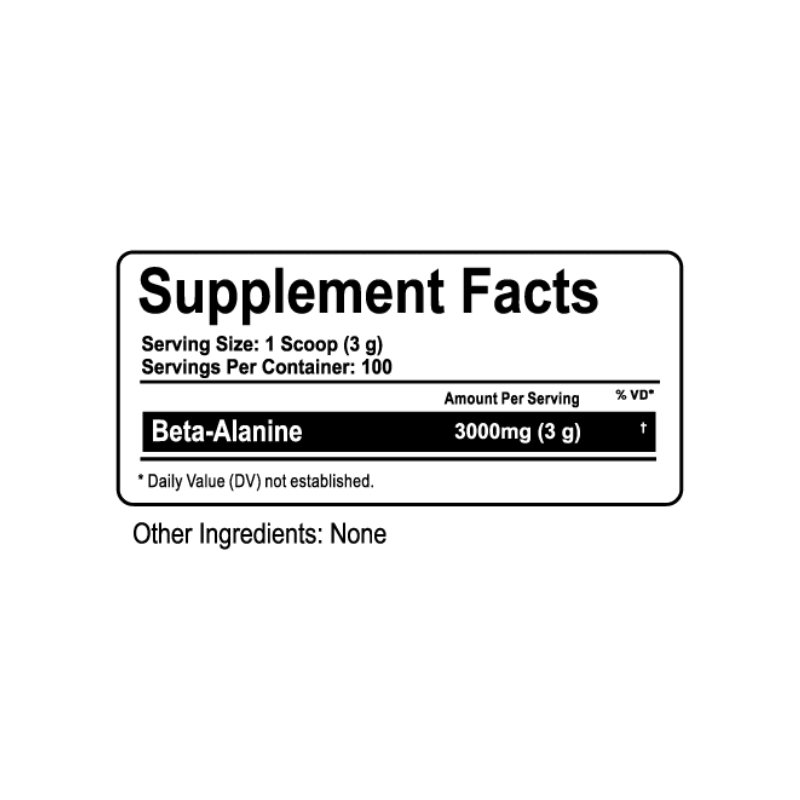100% BETA ALANINE ADN 300GR1