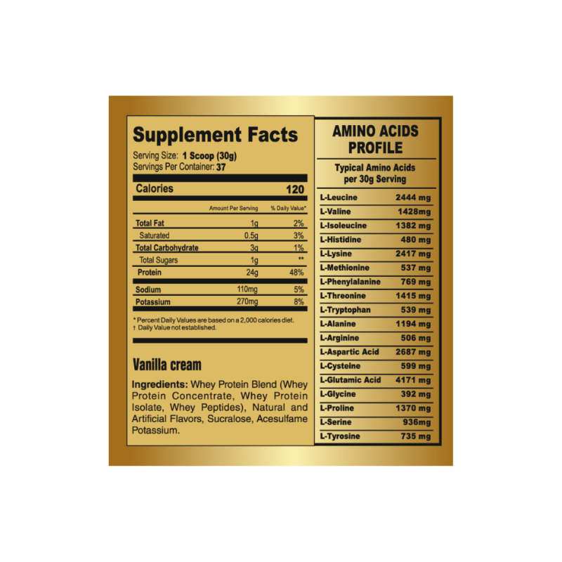 WHEY GOLD PRO USA 2,43LB USA2