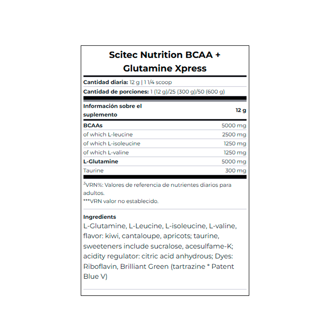 BCAA + GLUTAMINA XPRES 300g2