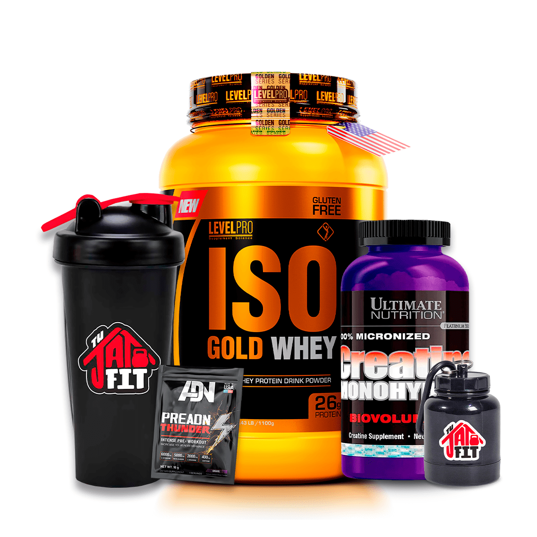 ISO GOLD WHEY 1.1KG COOKIES + CREATINA ULTIMATE NUT 300G + REGALOS1