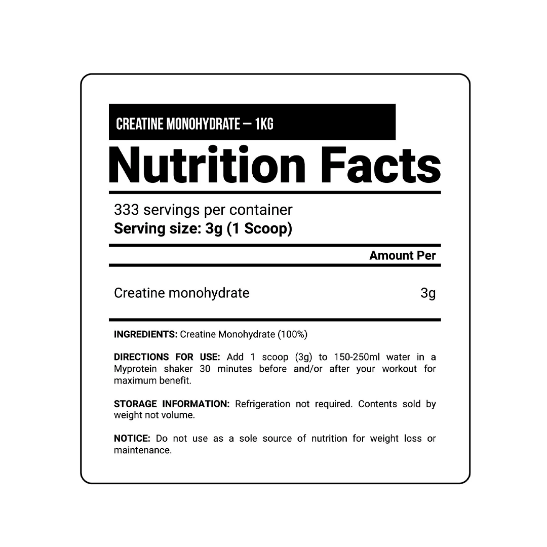 CREATINA MY PROTEIN 1KG2