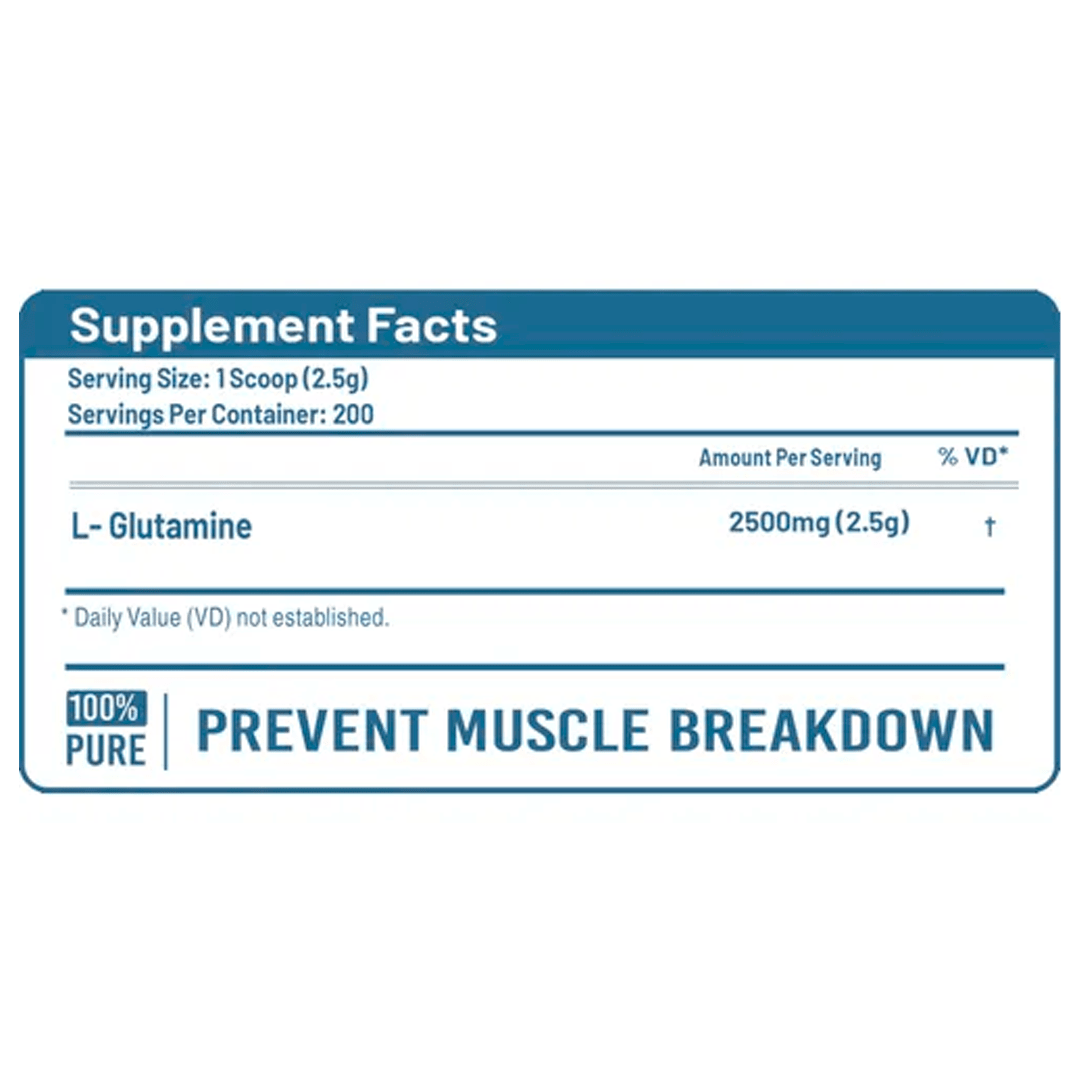 100% GLUTAMINE 500G2