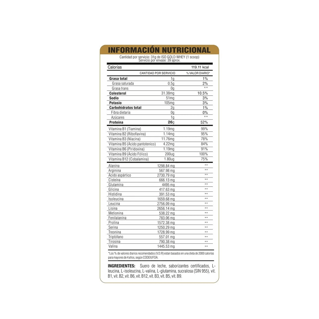ISO GOLD WHEY 1.1 KG4