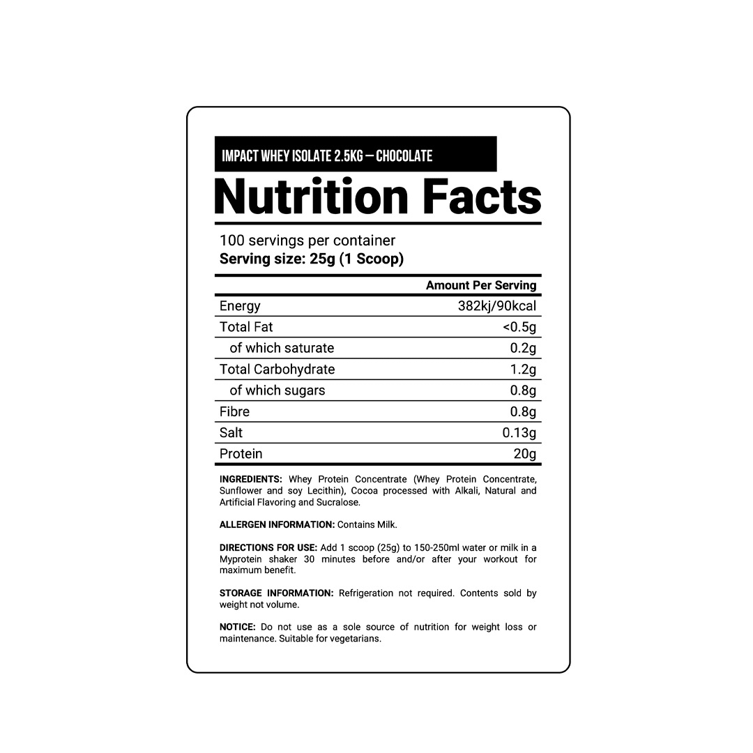 ISOLATE MY PROTEIN 1KG3