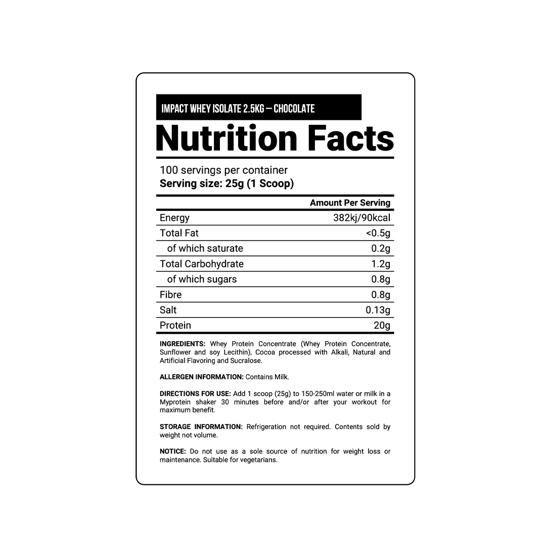 ISOLATE MY PROTEIN 2.5KG3