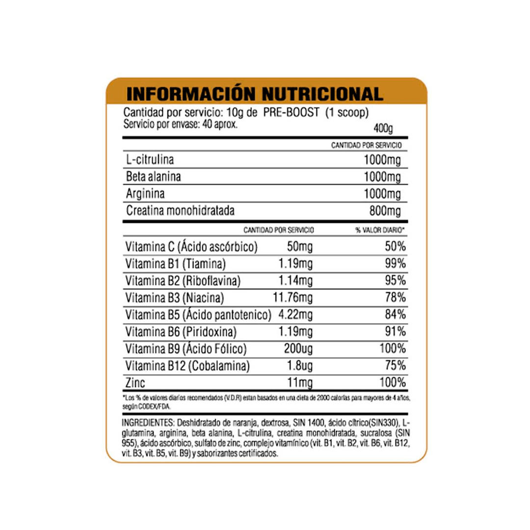 PRE BOOST 400G3