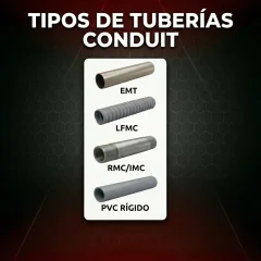 Tipos de tuberias conduit