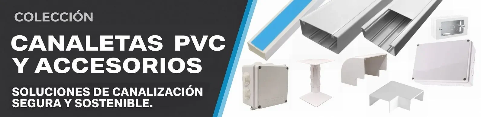 CANALETAS PVC Y ACCESORIOS